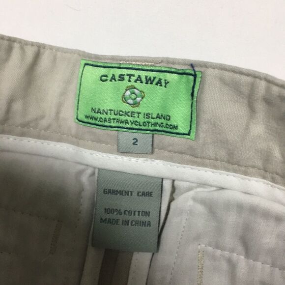 Castaway boys shorts size 2 khaki NWT - Picture 3 of 5